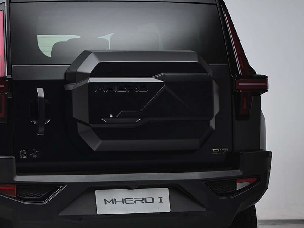 Mhero sedan on street